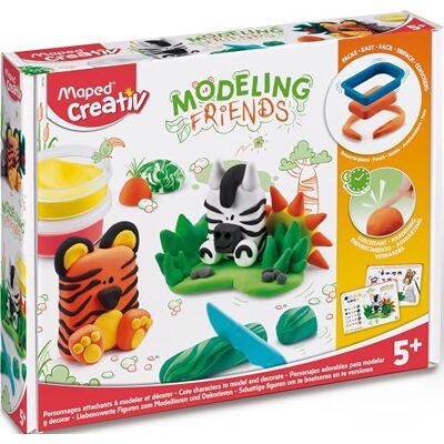 Maped CREATIV 907205 modellering set modell vänner vilt, flerfärgad, 1 Maped CREATIV 907205 modellering set modell vänner vilt, flerfärgad, 1