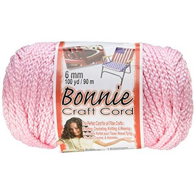 Pepperell Crafts Pepperell Bonnie makrame hantverk sladd 6 mm x 100 meter – rosa, förpackning med 1 Pepperell Crafts Pepperell Bonnie makrame hantverk sladd 6 mm x 100 meter – rosa, förpackning med 1