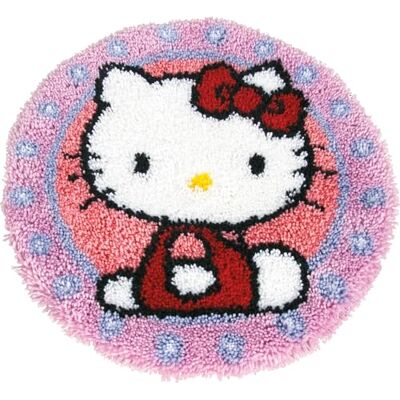 Vervaco Hello Kitty spärrhake matta kit, flerfärgad Vervaco Hello Kitty spärrhake matta kit, flerfärgad