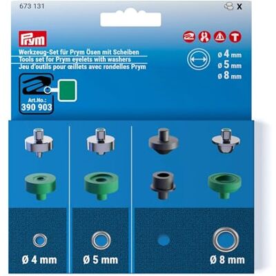 Prym 673131 Verktygssats för öljetter med brickor Prym 673131 Verktygssats för öljetter med brickor