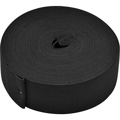 eBoot Svart elastisk spole (1,5 tum x 11 yard) eBoot Svart elastisk spole (1,5 tum x 11 yard)