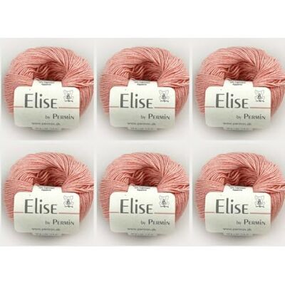MARUSSIA 6 x Elise by Permin – lyxigt bomullsgarn (25 g/115 m) (24 orange) MARUSSIA 6 x Elise by Permin – lyxigt bomullsgarn (25 g/115 m) (24 orange)