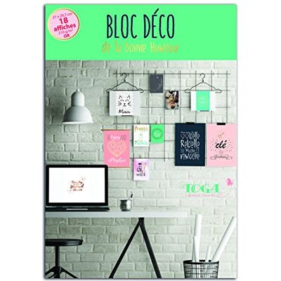 Toga pwm14 Block of 18 Plakate papper flerfärgad 21 x 29,7 x 0,5 cm Toga pwm14 Block of 18 Plakate papper flerfärgad 21 x 29,7 x 0,5 cm