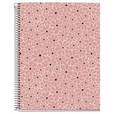 Miquelrius Linjerad A4-anteckningsbok, anteckningsbok med 100 ark i 4 färger att organisera, 70 g/m² ogenomträngligt papper, 4 arkivborrar, spiral, blush Miquelrius Linjerad A4-anteckningsbok, anteckningsbok med 100 ark i 4 färger att organisera, 70 g/m² ogenomträngligt papper, 4 arkivborrar, spiral, blush