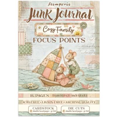 Stamperia Junk Journal Stickers, Die-Cuts & Backgrounds (Cozy Family) (Focus Point) (A5) Stamperia Junk Journal Stickers, Die-Cuts & Backgrounds (Cozy Family) (Focus Point) (A5)