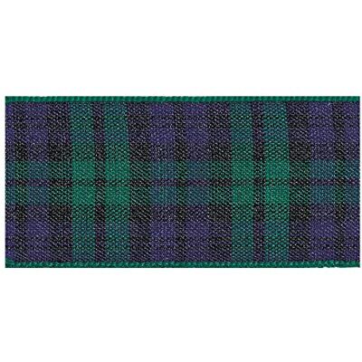 Berisfords - Black Watch tartan ribbon - 40 mm - Band Berisfords - Black Watch tartan ribbon - 40 mm - Band