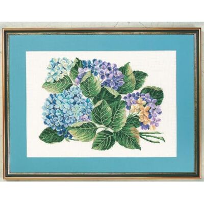 Eva Rosenstand Eva Rosenstativ korsstygn set hortensia räkningsmönster Eva Rosenstand Eva Rosenstativ korsstygn set hortensia räkningsmönster
