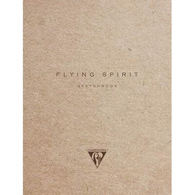 Clairefontaine 930022C Flying Spirit skisshäfte (DIN A5, 16 x 21 cm, 60 ark, 90 g, elfenbensfärgat papper, perfekt för anteckningar, trendigt, med sepia-tryck, slumpmässigt sorterade), 1 styck Clairefontaine 930022C Flying Spirit skisshäfte (DIN A5, 16 x 21 cm, 60 ark, 90 g, elfenbensfärgat papper, perfekt för anteckningar, trendigt, med sepia-tryck, slumpmässigt sorterade), 1 styck