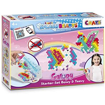 CRAZE Galupy startset 20630 strykpärlor utan strykning vattenpärlor barn med hästar stencil glitter strykpärlor CRAZE Galupy startset 20630 strykpärlor utan strykning vattenpärlor barn med hästar stencil glitter strykpärlor