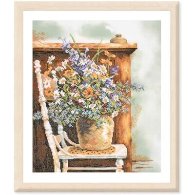 Lanarte Broderi Kit Korsstygn Målning VINTAGE BLOMMIG Konst Hantverkspaket för Väggdekoration 30 x 37 cm Broderi med räkningsmönster Gör-Det-Själv-Kit Moderna Korsstygn Present Hantverk för Vuxna Lanarte Broderi Kit Korsstygn Målning VINTAGE BLOMMIG Konst Hantverkspaket för Väggdekoration 30 x 37 cm Broderi med räkningsmönster Gör-Det-Själv-Kit Moderna Korsstygn Present Hantverk för Vuxna