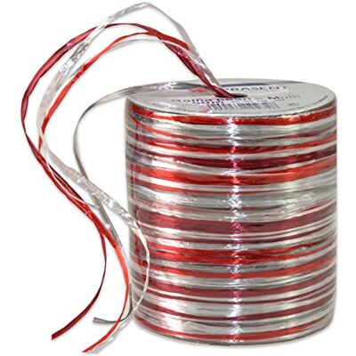 PRÄSENT C.E. Pattberg Rayon Raffia biologiskt nedbrytbart band rött 50 meter spole PRÄSENT C.E. Pattberg Rayon Raffia biologiskt nedbrytbart band rött 50 meter spole