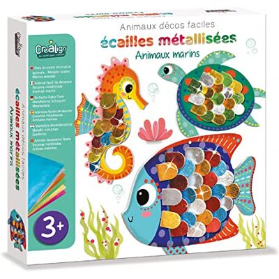 Crea Lign kreativ fritidsbox metalliska vågor, havsbotten från 3 år CL188 Crea Lign kreativ fritidsbox metalliska vågor, havsbotten från 3 år CL188