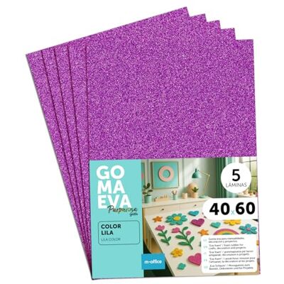 m-office Färgglada Glitterade Eva Gummiark, Crepla Gummi för Scrapbooking, Skola, Kreativa Kartonger, Hantverk, Scenografiska Kakor, Skola eller Konstprojekt 40x60cm (Lille, 5uds) m-office Färgglada Glitterade Eva Gummiark, Crepla Gummi för Scrapbooking, Skola, Kreativa Kartonger, Hantverk, Scenografiska Kakor, Skola eller Konstprojekt 40x60cm (Lille, 5uds)