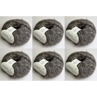 MARUSSIA 6 x Nanna av Permin – garn naturfärgat (alpacka, bomull, merino) (11 choklad) MARUSSIA 6 x Nanna av Permin – garn naturfärgat (alpacka, bomull, merino) (11 choklad)