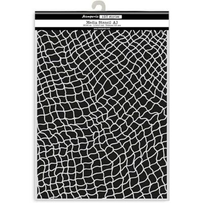 Stamperia Big Stencil A3 for Scrapbooks, Albums, Cards, Bullet Journalling, and More, Flexible Material, Easy to Clean, Perfect for Hobbies, Crafts and Gifting (Art Stories, Fishing Net) Stamperia Big Stencil A3 for Scrapbooks, Albums, Cards, Bullet Journalling, and More, Flexible Material, Easy to Clean, Perfect for Hobbies, Crafts and Gifting (Art Stories, Fishing Net)