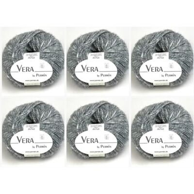 MARUSSIA 6 x vera av Permin – året runt-garn av kedja, babyalpacka och bomull (125 m/50 g) (08 grå fläckig) MARUSSIA 6 x vera av Permin – året runt-garn av kedja, babyalpacka och bomull (125 m/50 g) (08 grå fläckig)