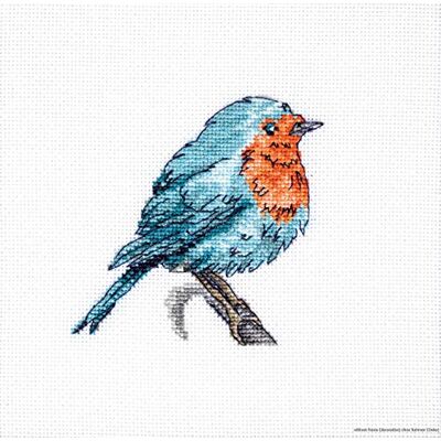 Lucas-S Western Bluebird Counted Cross-Stitch Kit - Cross-stitch kit, Western Bluebird-motiv, Räkna design Lucas-S Western Bluebird Counted Cross-Stitch Kit - Cross-stitch kit, Western Bluebird-motiv, Räkna design