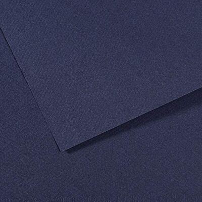 Canson 10 ark färgat papper 160 g/m² blå (indigo blue – 140) 29,7 x 48 Canson 10 ark färgat papper 160 g/m² blå (indigo blue – 140) 29,7 x 48