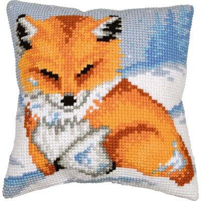 Vervaco Korsstygnskudde Kit Liten Räv Broderi Set Nybörjare Gobelin Dekorativa Kuddar 40 x 40 cm Kreativa Hantverk Tillbehör DIY Heminredning Vuxna Hobbies Cross Stitch Vervaco Korsstygnskudde Kit Liten Räv Broderi Set Nybörjare Gobelin Dekorativa Kuddar 40 x 40 cm Kreativa Hantverk Tillbehör DIY Heminredning Vuxna Hobbies Cross Stitch