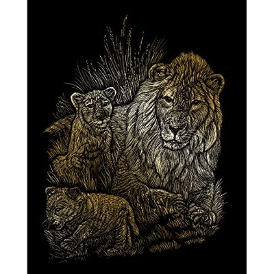 Pracht Creatives Hobby Royal & Langnickel-Lejon skrapbild med pojke, 10241918, flerfärgad Pracht Creatives Hobby Royal & Langnickel-Lejon skrapbild med pojke, 10241918, flerfärgad