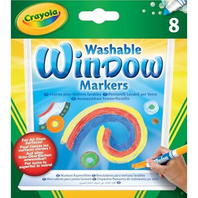 CRAYOLA Flamastry do rysowania po szkle CRAYOLA Flamastry do rysowania po szkle