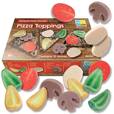 Yellow Door Pizza toppings – sensoriska lekstenar Yellow Door Pizza toppings – sensoriska lekstenar
