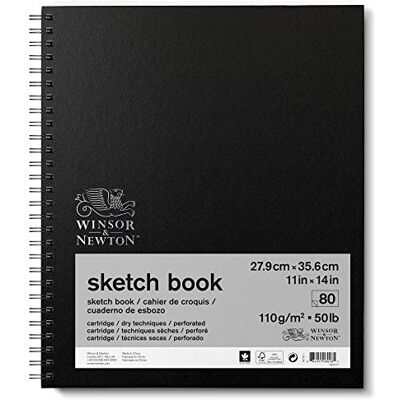 Winsor & Newton 6672011 skisspapper, naturligt vit, 27,9 x 35,6 cm Winsor & Newton 6672011 skisspapper, naturligt vit, 27,9 x 35,6 cm