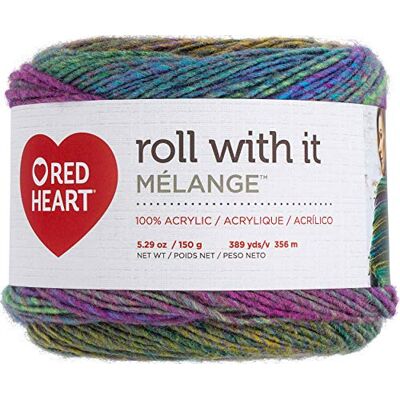 Red Heart Rött hjärta garnrulle W/IT MELNG kattvägg, tyg, en storlek Red Heart Rött hjärta garnrulle W/IT MELNG kattvägg, tyg, en storlek