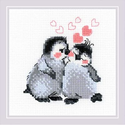 Riolis Korsstygnsset Ciao Bella!, räkningsmönster, 15 x 15 cm Riolis Korsstygnsset Ciao Bella!, räkningsmönster, 15 x 15 cm