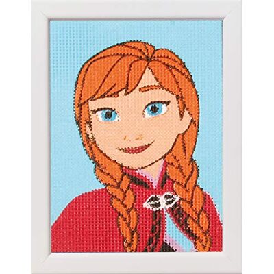 Vervaco Gobeläng kit: Frozen-Anna, Bomull Flerfärgad, 10 x 1 x 14 cm Vervaco Gobeläng kit: Frozen-Anna, Bomull Flerfärgad, 10 x 1 x 14 cm