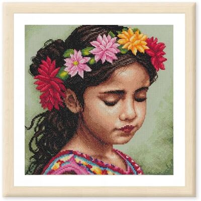 Lanarte Dahlias Mon bandeau kompte kit Lanarte Dahlias Mon bandeau kompte kit