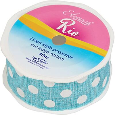 Eleganza Rio prickig 38 mm x 10 m 12 x 12 x 4 cm Lt. Blue Eleganza Rio prickig 38 mm x 10 m 12 x 12 x 4 cm Lt. Blue