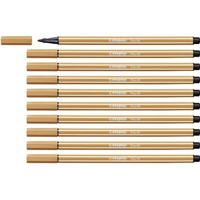 STABILO Pen 68 Ockra Viskelärpenna - Viskelärpenna STABILO Pen 68 Ockra Viskelärpenna - Viskelärpenna