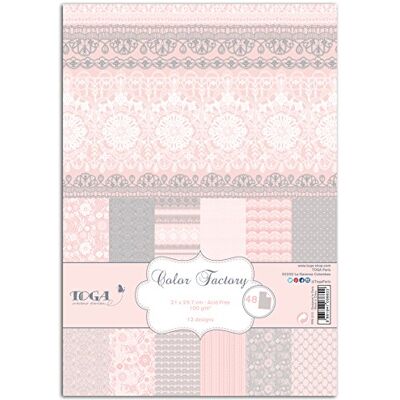 TOGA DRAEGER PARIS - 1886 Dentelles - 48 ark - Papperark TOGA DRAEGER PARIS - 1886 Dentelles - 48 ark - Papperark