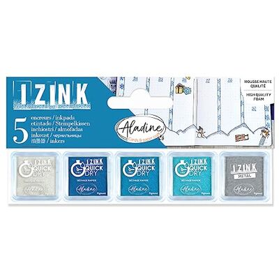 Aladine Set med 5 frostade, rödgrön, standard Aladine Set med 5 frostade, rödgrön, standard