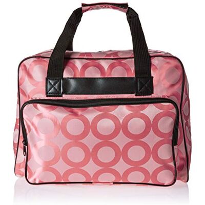 Janome tygväska, kanvas, kardborreband, rosa Janome tygväska, kanvas, kardborreband, rosa