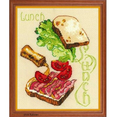 Riolis Lunchkorsstygns-set, bomull, flerfärgad, 15 x 18 x 0,1 cm Riolis Lunchkorsstygns-set, bomull, flerfärgad, 15 x 18 x 0,1 cm