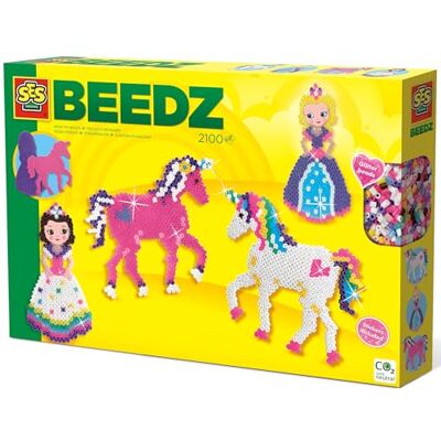 Creative Beedz strijkkralen SES eenhoorns en prinsessa (06216) Creative Beedz strijkkralen SES eenhoorns en prinsessa (06216)