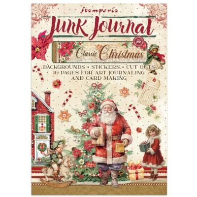 Stamperia Junk Journal Stickers, Die-Cuts and Backgrounds for Scrapbooks, Albums, Card Making and More, Perfect for Hobbies and Craft (Classic Christmas) Stamperia Junk Journal Stickers, Die-Cuts and Backgrounds for Scrapbooks, Albums, Card Making and More, Perfect for Hobbies and Craft (Classic Christmas)