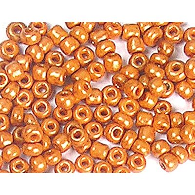 INNSPIRO Glitter runda glas metall glans brons 3,0mm. 8/0 500gr. INNSPIRO Glitter runda glas metall glans brons 3,0mm. 8/0 500gr.