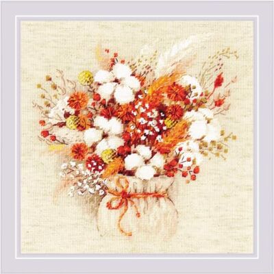 Riolis 1913 korsstygnsset, flerfärgad, 25 x 25 cm Riolis 1913 korsstygnsset, flerfärgad, 25 x 25 cm