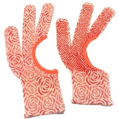 Bohin France Kviltvantar Trötthetsfria, Greppvantar för Maskinkviltning Projekt, Nylon, Rosa, Storlek S 1 Par Bohin France Kviltvantar Trötthetsfria, Greppvantar för Maskinkviltning Projekt, Nylon, Rosa, Storlek S 1 Par