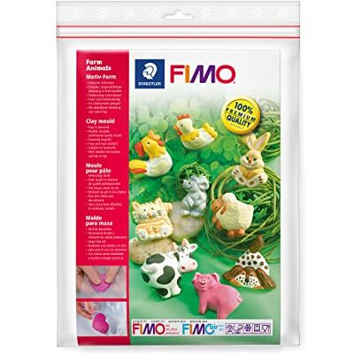 STAEDTLER 8742 01 Fimo accessoires Motiv-Form Tiere auf dem Bauernhof STAEDTLER 8742 01 Fimo accessoires Motiv-Form Tiere auf dem Bauernhof