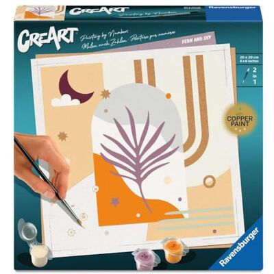 Ravensburger CreArt, Malen nach Zahlen Adults Trend Farn Ravensburger CreArt, Malen nach Zahlen Adults Trend Farn