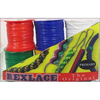 Pepperell Crafts Pepperell Rexlace 50yd spolar 6/Pkg-Primär, annat, flerfärgad, 7,62 x 20,32 x 13,97 cm Pepperell Crafts Pepperell Rexlace 50yd spolar 6/Pkg-Primär, annat, flerfärgad, 7,62 x 20,32 x 13,97 cm