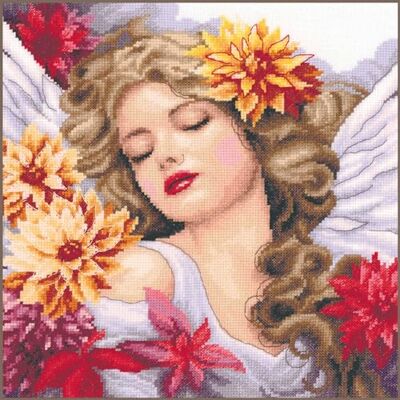 Lanarte Korsstygnssatser Full Count Wall Art DIY Sky Dahlia Set Vuxen Hantverk Set Kreativ Vardagsrum Dekoration Present ca 29 x 29 cm Korsstygn Broderi Lanarte Korsstygnssatser Full Count Wall Art DIY Sky Dahlia Set Vuxen Hantverk Set Kreativ Vardagsrum Dekoration Present ca 29 x 29 cm Korsstygn Broderi