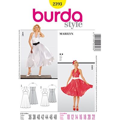 burdastyle Burda skärmönster 2393 Marilyn storlek 36 – 48 burdastyle Burda skärmönster 2393 Marilyn storlek 36 – 48