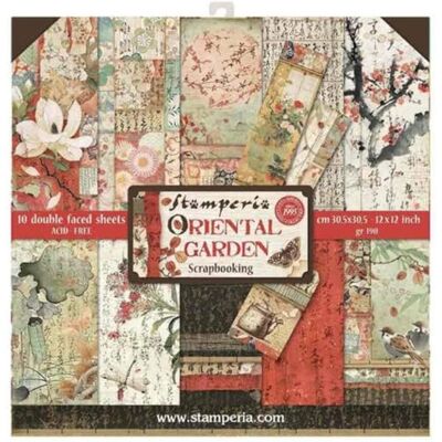Stamperia International KFT pappersark – orientalisk trädgård, flerfärgad, 30 x 30 (30 cm x 30 cm) Stamperia International KFT pappersark – orientalisk trädgård, flerfärgad, 30 x 30 (30 cm x 30 cm)