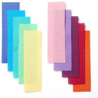 Springboard Supplies Binca bokmärke, korsstygn, 100% bomull, 2 x 6 cm, 10 stycken Springboard Supplies Binca bokmärke, korsstygn, 100% bomull, 2 x 6 cm, 10 stycken