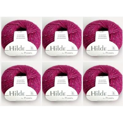 MARUSSIA 6 x Hilde by Permin – klassiskt tweedgarn med alpacka och viskos (50 g/120 m) (20 rosa) MARUSSIA 6 x Hilde by Permin – klassiskt tweedgarn med alpacka och viskos (50 g/120 m) (20 rosa)